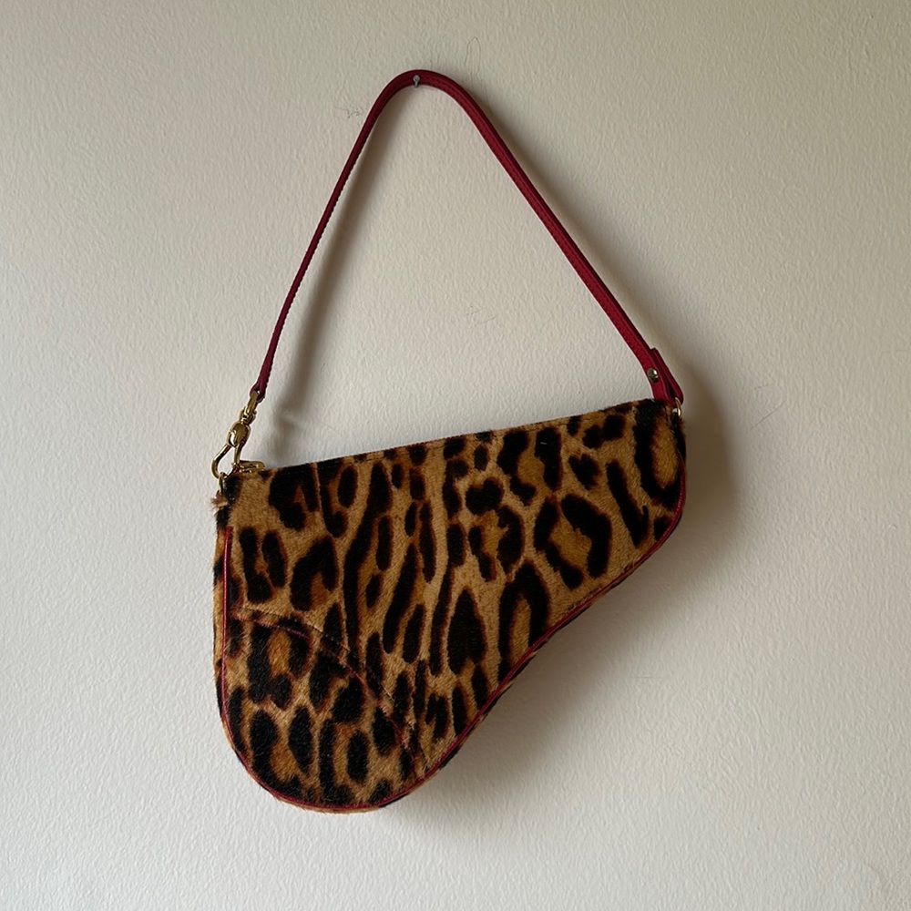 Authentic Dior Leopard Print Pony Hair Saddle *GIVEAWAY ITEM*